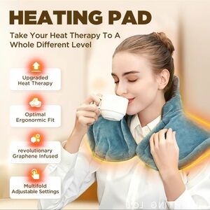 Heating pad for neck and shoulders